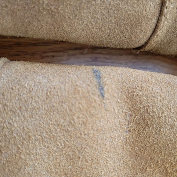 UGG KoolaBurra 7 Tan Boots Leather Fleece Lined‎ Back Lace Tie ANDRAH - Picture 5 of 10